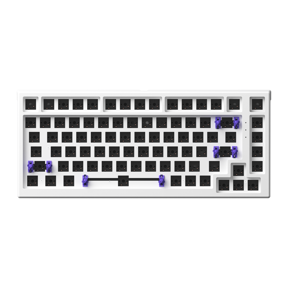 Teclado Akko MONSGEEK MG75W Kit de teclado 75% 83 teclas Hot-Swap Kit de teclado mecânico para jogos com fio USB tipo C + sem fio 2,4 GHz - Imagem 8