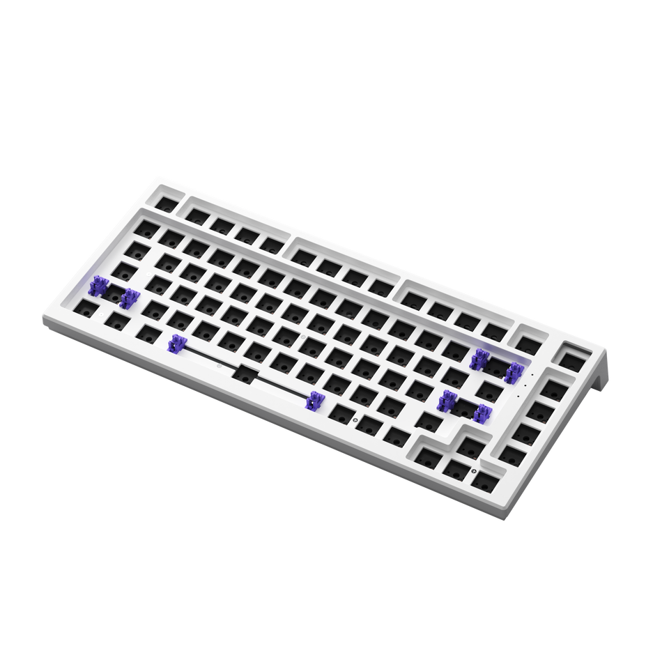 Teclado Akko MONSGEEK MG75W Kit de teclado 75% 83 teclas Hot-Swap Kit de teclado mecânico para jogos com fio USB tipo C + sem fio 2,4 GHz - Imagem 3