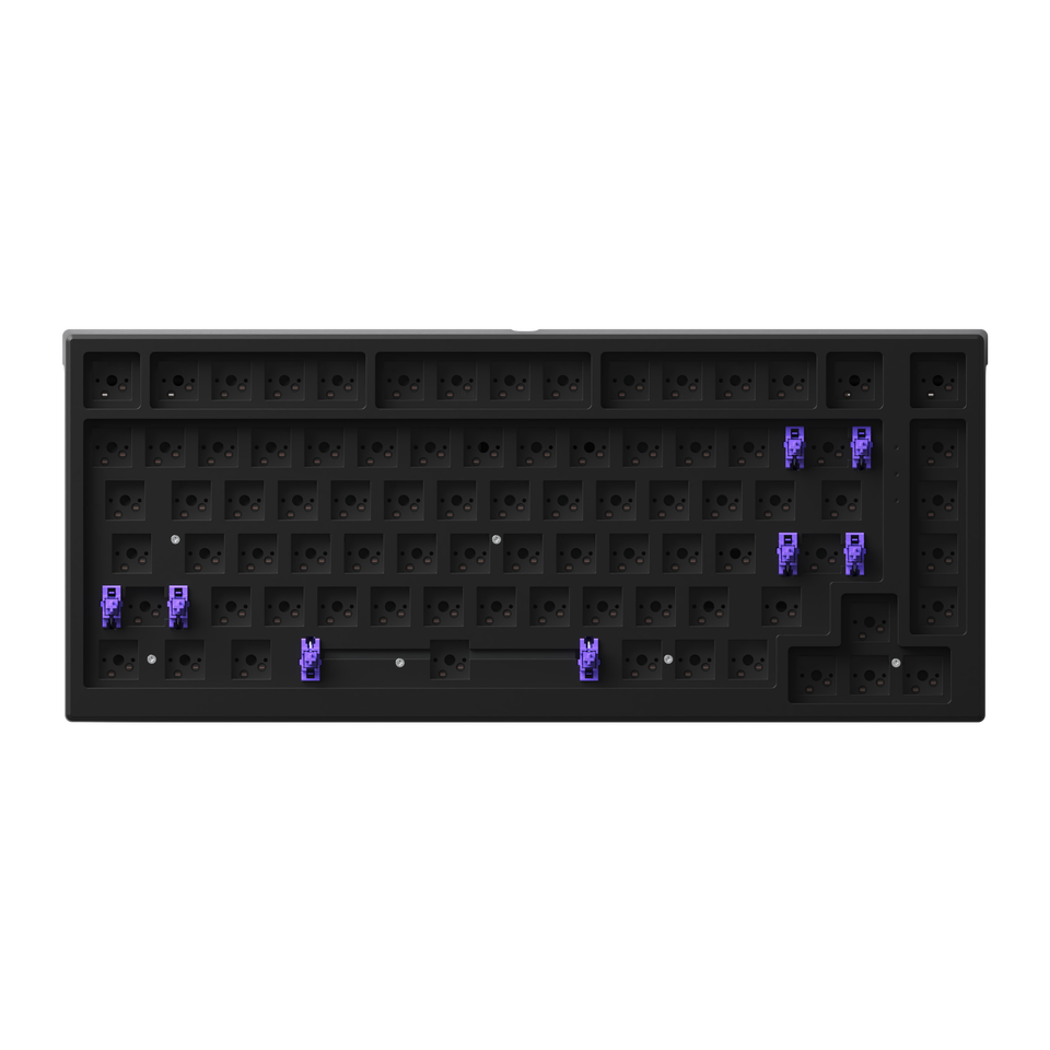 Teclado Akko MONSGEEK MG75W Kit de teclado 75% 83 teclas Hot-Swap Kit de teclado mecânico para jogos com fio USB tipo C + sem fio 2,4 GHz